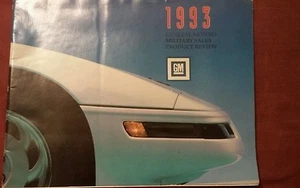 1993 GM Military Sale product brochure Chevrolet GEO Pontiac Olds Buick Cadillac - Picture 1 of 3