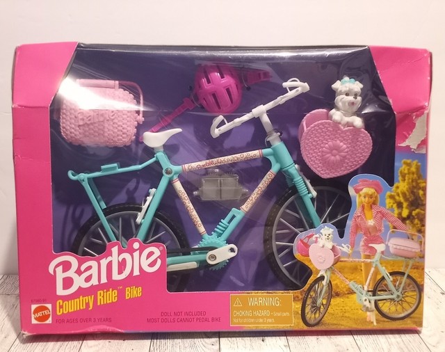 Bicicleta de boneca Mattel DVX55 - Acessórios Bonecas - Compra na