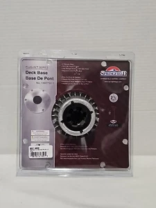 Springfield Marine 1300750-1 9"" Round Aluminum Base Fits 2 3/8ths Diameter Post - Bild 1 von 6