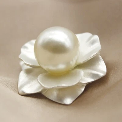 2PCS Floral Decor Shank Button Collar Stud for Shirt Coat Skirt Dress 16/21/30mm - Image 1 of 4