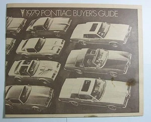 1979 Pontiac Buyer's Guides Brochure - Bild 1 von 2