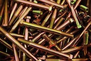 (20) Tornillos de tapa de zinc amarillo de 1/2-13 x 5-1/2" grado 8 pernos de cabeza hexagonal - Imagen 1 de 1