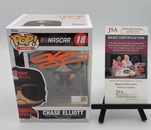 CHASE ELLIOTT SIGNED FUNKO POP JSA NASCAR TEAM HENDRICKS HOOTERS - Picture 1 of 7