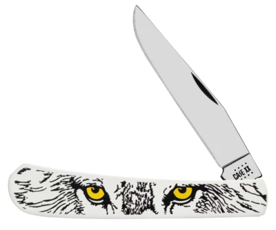 Case XX #10962 White Powder Coat Color Image Canvas M154 SS Wolf Eyes - Image 1 of 4