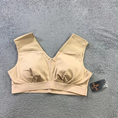 Tommie Copper Shoulder Support Bra Womens 3XL XXXL  Beige Pullover Casual Tan 34 - Image 1 of 4
