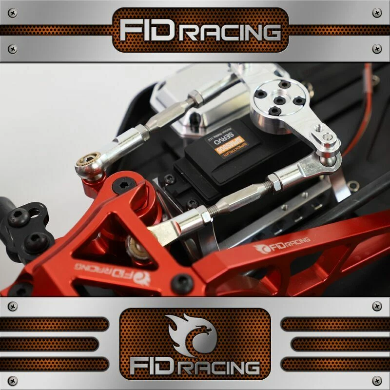 FID CNC Aluminum Alloy Dual Servo Steering Links for LOSI DBXL- E 2.0 1/5 Buggy - Image 1 of 2