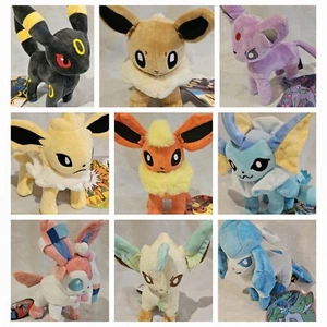 Pokemon Eeveelution Komplettset 9 Pokemon 6 Zoll Stofftier Plüschtier Teddy mit Etikett. - Bild 1 von 12