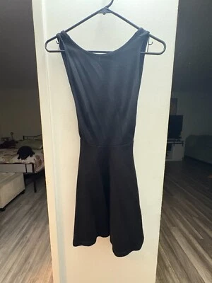 Nuevo con etiquetas Vestido Patinador American Apparel Negro Ponte Sin Mangas M Foto 1 de 4