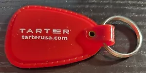 Roter Tarter Schlüsselanhänger mit Metallring - neu - 3 Zoll - Bild 1 von 4