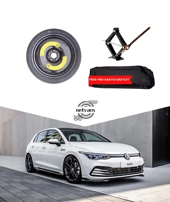 Ersatzrad Notrad Reserverad 17" fur VW GOLF 5-6-7-8 mit Etui 125/80R17 - Bild 1 von 4