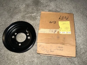 NOS GM 68-74 C3 Corvette 427 454 Hi Perf 2 Groove Crank Shaft Pulley 3921923 BM - Bild 1 von 9