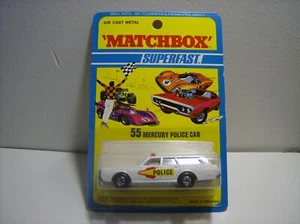 MATCHBOX SUPERFAST MERCURY POLICE CAR #55 - Picture 1 of 8