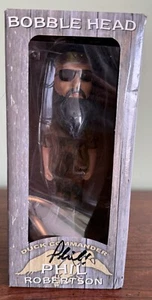 DUCK DYNASTY Duck Commander Bobble Head - PHIL ROBERTSON - New In Box Signed - Picture 1 of 7