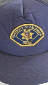VINTAGE AMERICAN UNIVERSITY OF CALIFORNIA POLICE OFFICER CAP USED - Picture 1 of 1