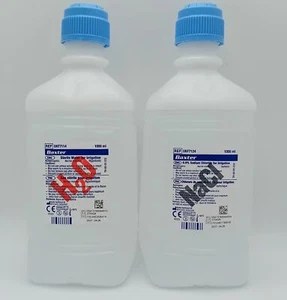 Baxter Sterile - Sodium Chloride + Irrigation Water Packs - Fast P&P - 24hr RM - Picture 1 of 9