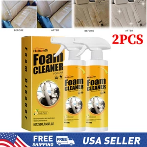 Multi-functional Foam Cleaner Cleaning Spray Powerful Stain Removal Kit 250ML US - Picture 1 of 17