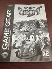 Sonic Drift 2 Sega Game Gear Instruction Manual Only No Game