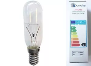 2 x Campana extractora E14 40W Campana extractora Lámpara incandescente para Electrolux AEG - Imagen 1 de 1