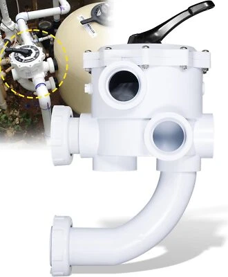261055 Multiport Valve 2'' For Pentair Triton & Quad Pool & Spa D.E./Sand Filter - Image 1 of 4