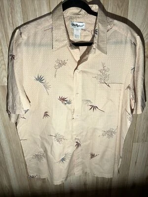 VTG 1970's Tori Richard Hawaiian Shirt Short Sleeve Floral Men's XL Orange USA - Image 1 of 4