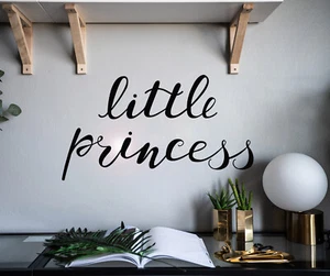 Vinyl Wall Decal Little Princess Girl Baby Room Stickers 22.5 in x 12.5 in gz049 - Picture 1 of 2
