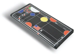 ACME Studio FRANK LLOYD WRIGHT “Playhouse” Men’s Leather Slim Wallet NEW - Picture 1 of 2