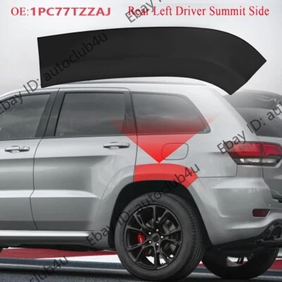 For Jeep Grand Cherokee 2012-2021 SRT/SRT8 Rear Left Fender Flare 1PC77TZZAJ - Imagem 1 de 4