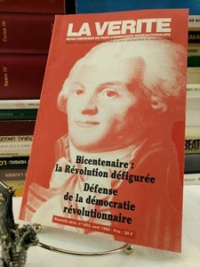 La vérité 603, Avril 1989 - Bild 1 von 2