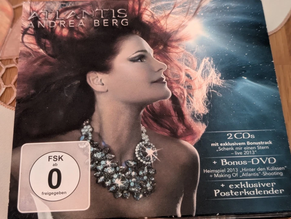 ANDREA BERG ATLANTIS 2 CDs + Bonus-DVD + exklusiver Posterkalender 2013 sehr gut - Bild 1 von 4