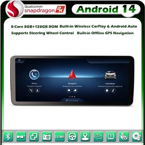 12.3" Android 14 8+128GB GPS Autoradio GPS Navi Mercedes C/GLC-Klasse W205 X253  - Bild 1 von 23