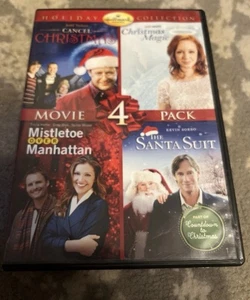 Hallmark Holiday Collection DVD 4 Movie Combo Cancel Christmas, The Santa Suit - Picture 1 of 4