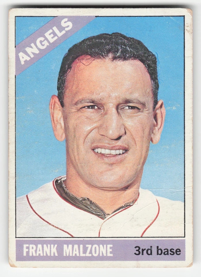Frank Malzone 1966 O-Pee-Chee #152 California Angels GD-VG - Image 1 of 2