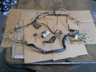 Suzuki TS250 TS 250 77 1977 wiring harness loom wires misc electrical parts - Image 1 of 4