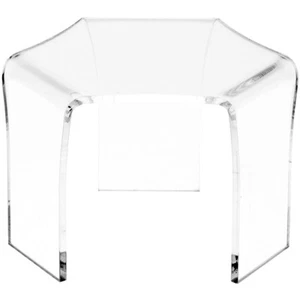 Plymor Clear Acrylic Tri-Leg (6 Sided) Display Riser 2.75" H x 4.25" W x 3.75" D - Picture 1 of 1