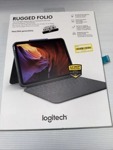 Logitech Rugged Folio for iPad (10th Generation) Protective Keyboard Case - Afbeelding 1 van 4