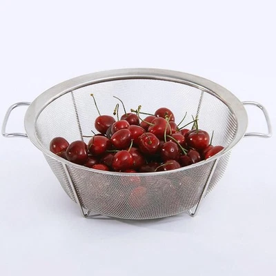 Cestino per Riso in Acciaio Inossidabile, Scolapasta Da Cucina per Scolare Il - Immagine 1 di 4