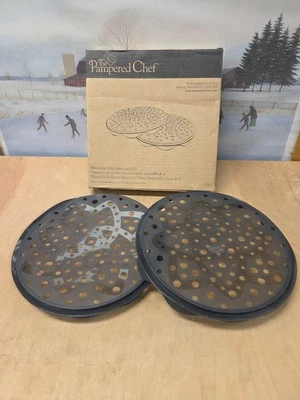 The Pampered Chef Microwave Chip Maker  Set Of 2 #1241 - Image 1 of 4