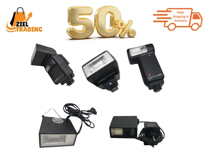 5x Cullmann DC32 /Agfatronic 283 C /ELGAWA SL3 / Voigtländer 220 C /Metz 20BC4 - Bild 1 von 4