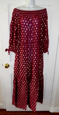 NUEVO CON ETIQUETAS LILLY PULITZER AMARENA PATRÓN CEREZA PLAY METALLIC DAYLA MAXI ENCUBRIMIENTO XL Foto 1 de 4