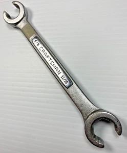 Vintage Craftsman Tools SAE Flare Nut Wrench 5/8" x 11/16" -V- Series USA Tool - Picture 1 of 12