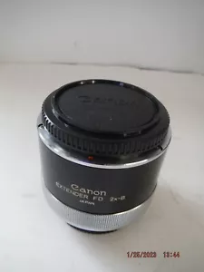 Vintage Canon Extender FD 2x-B Tele-Converter For Canon FD #71886 Made in Japan - Picture 1 of 4
