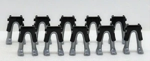 10 x RITTER BEINE SCHWARZ SILBER PLAYMOBIL zu Kreuzritter Malteser Burg > SALE ! - Picture 1 of 3