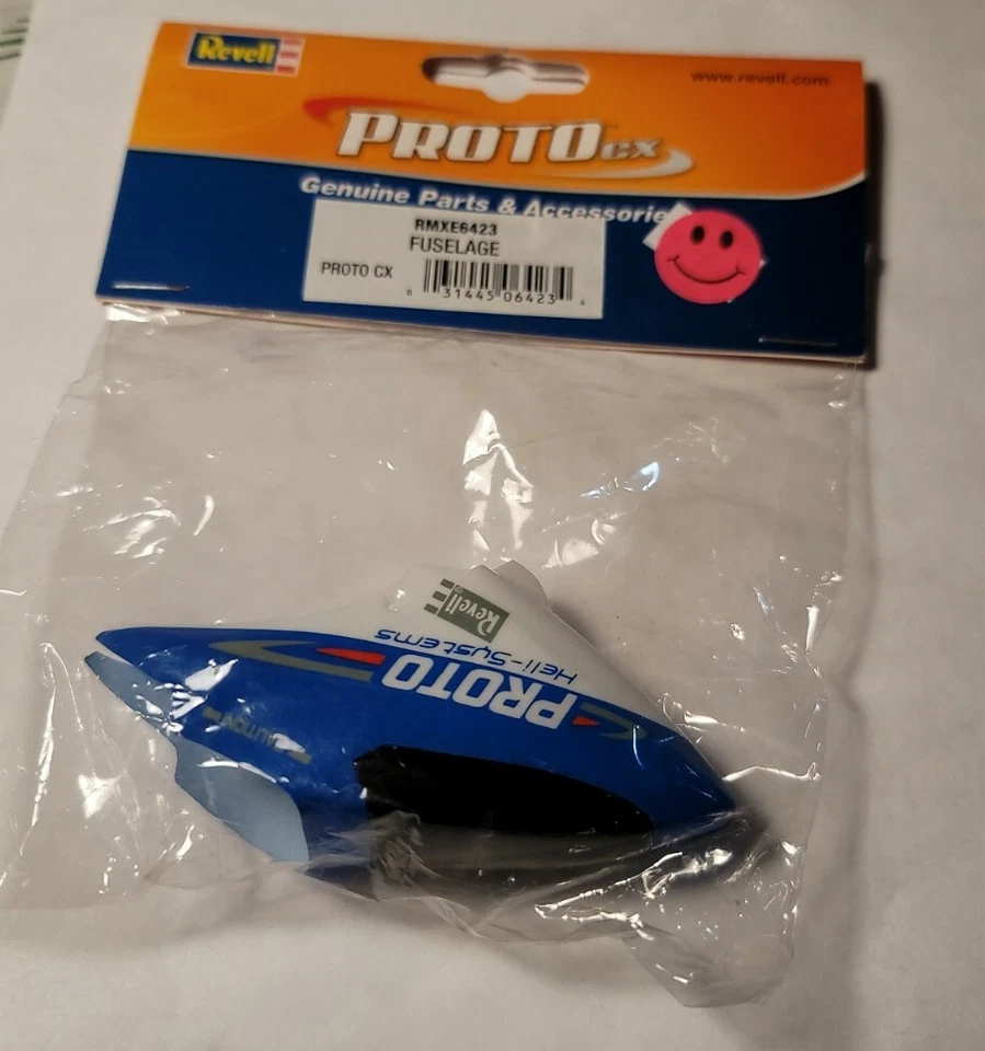 Helicóptero Revell Fuselaje Azul Proto CX Rc RMXE6423 Foto 1 de 1