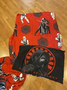 Star Wars COMPLETE Twin Sheet Set Darth Vader Stormtrooper Rule the Galaxy 3 pcs - Picture 1 of 3