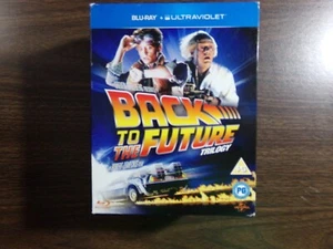 Back to the Future Trilogy (Blu-ray, 3-Disc Set) PLAYS IN REGION ONE - Picture 1 of 1