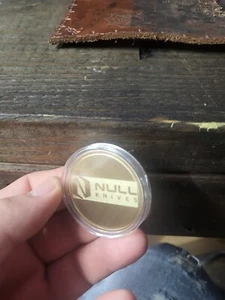 Null Knife Coin Custom Laser Engraved - Picture 1 of 2
