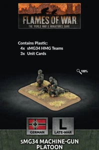 Flames of War Late War German sMG34 Machine-gun Platoon (GE784) - Picture 1 of 1
