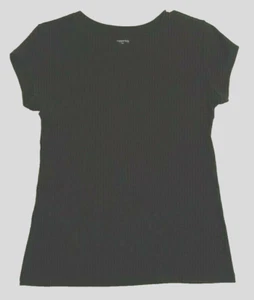 COPPER KEY Womens T Shirt LARGE BLACK Short Sleeve COTTON Round Neck - Picture 1 of 5