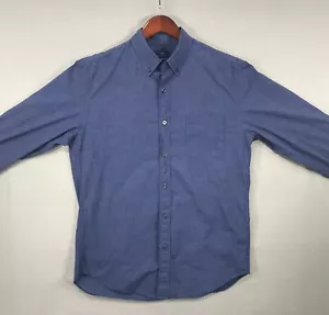 J.Crew camicia uomo blu medio erica bottoni manica lunga tasca usata in ottime condizioni - Foto 1 di 11