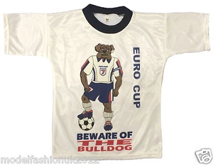 Kinder Kinder England Euro Fußball Sport T-Shirt Tops Größe 4-15 Jahre - Bild 1 von 2